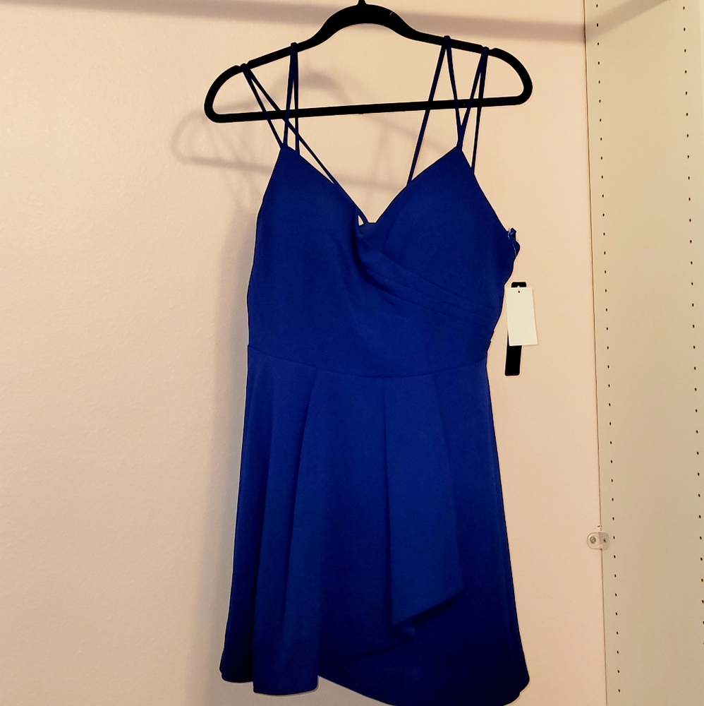 Brand New Junior Size 13 Royal Blue Dress